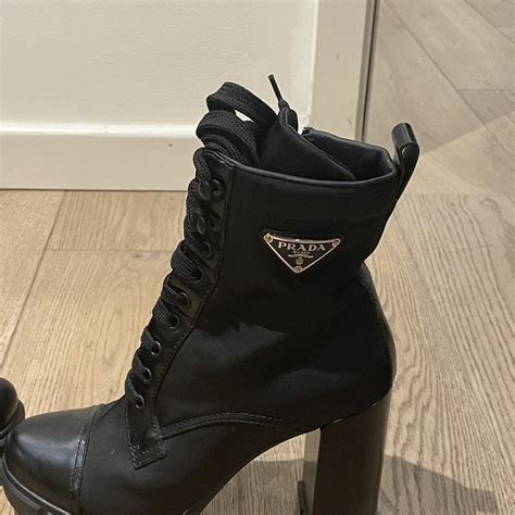 prada high heels price|prada heeled boots.